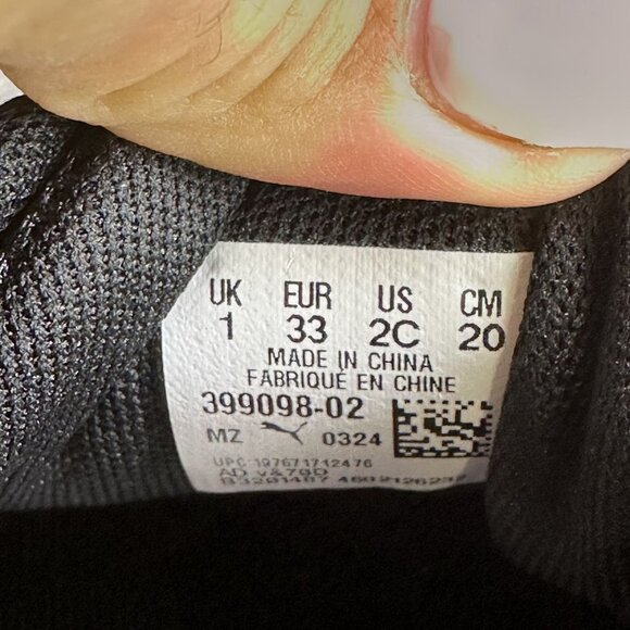 Puma Excursion Kids size 2 Multicolored Shoes - Picture 8 of 8